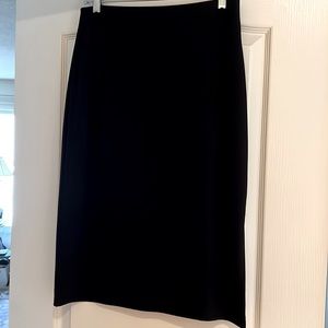Knee length black skirt Sz L